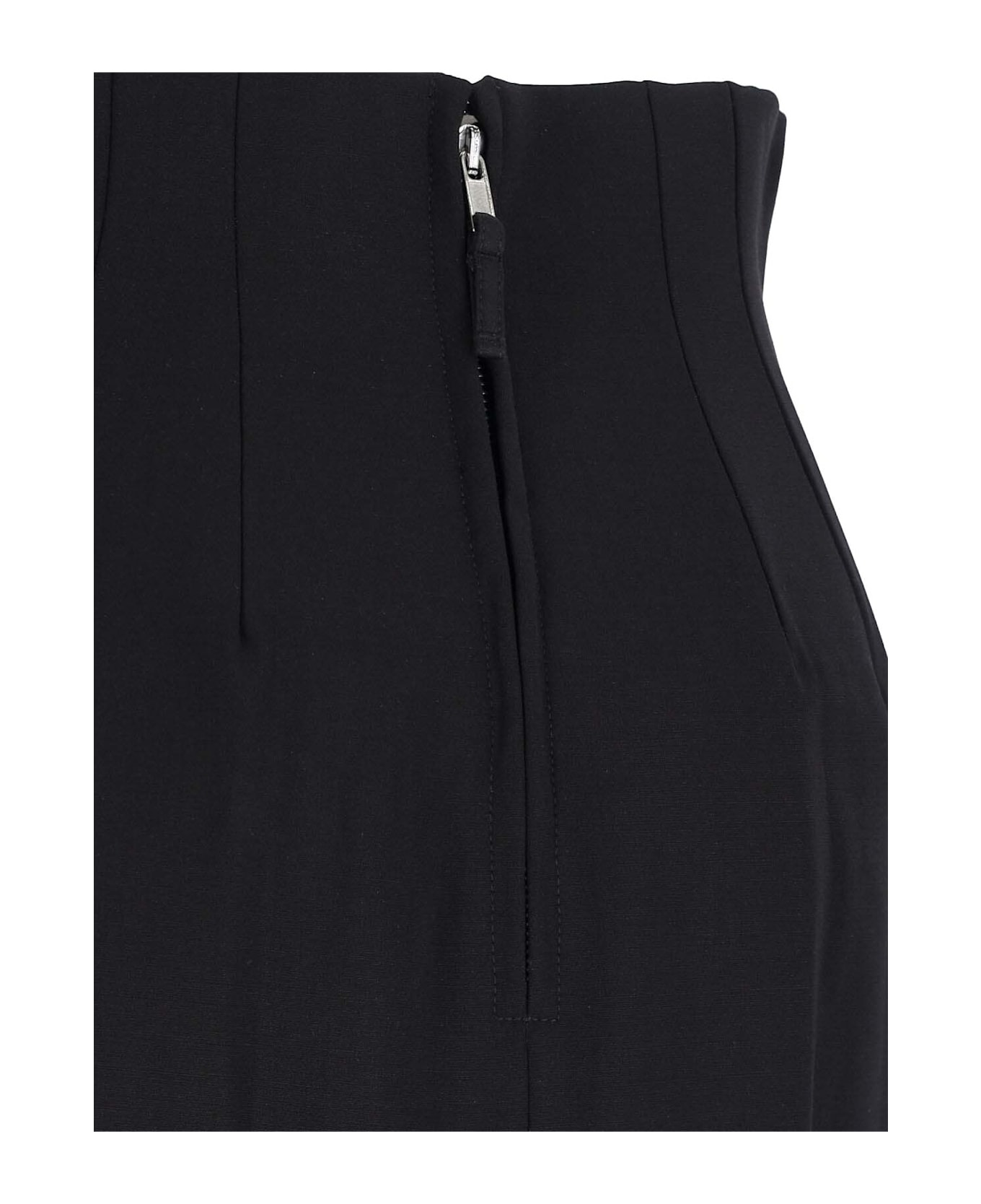 Wool Blend Maxi Skirt - 4