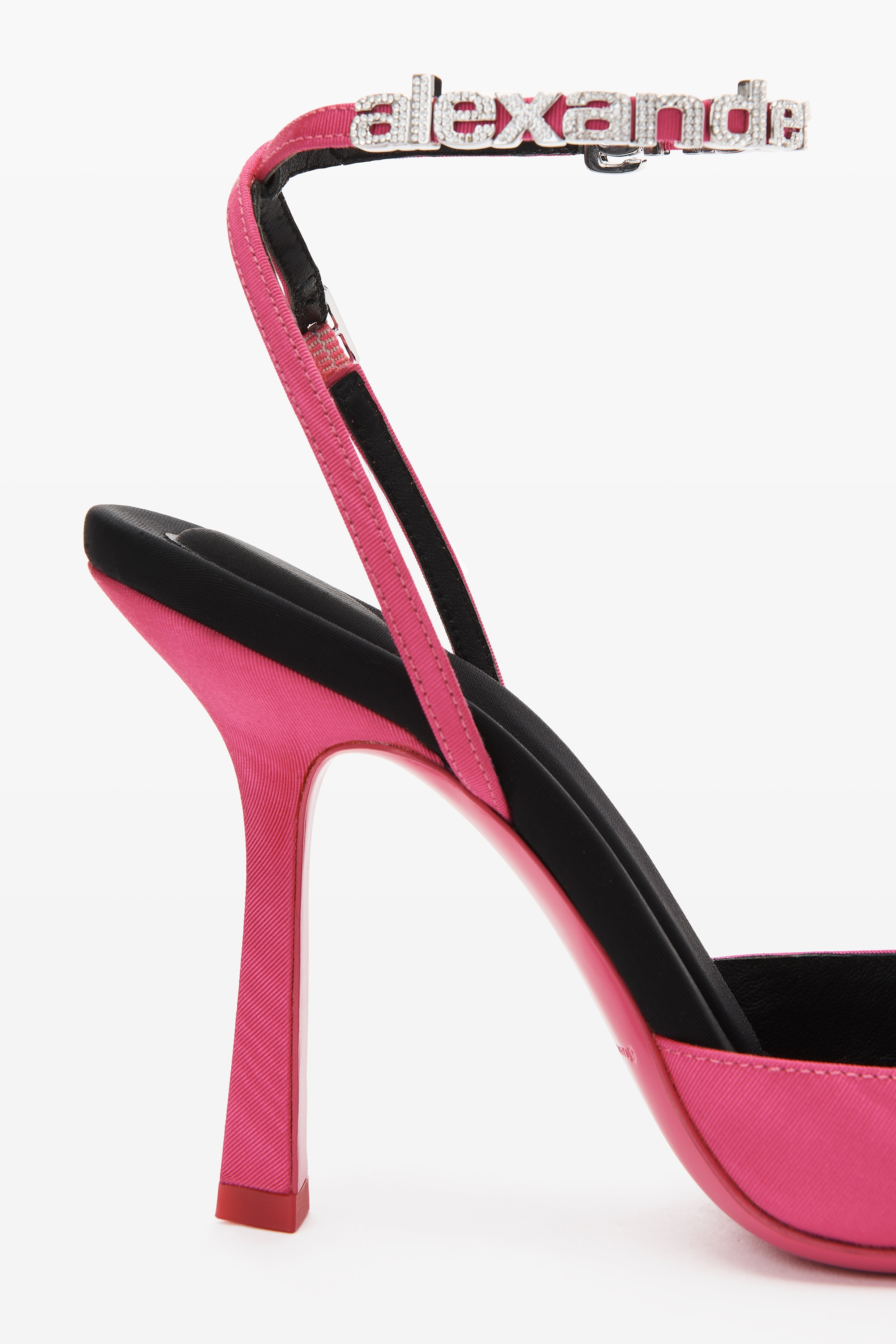 DELPHINE 105 LOGO STRAP PUMP IN VISCOSE - 2