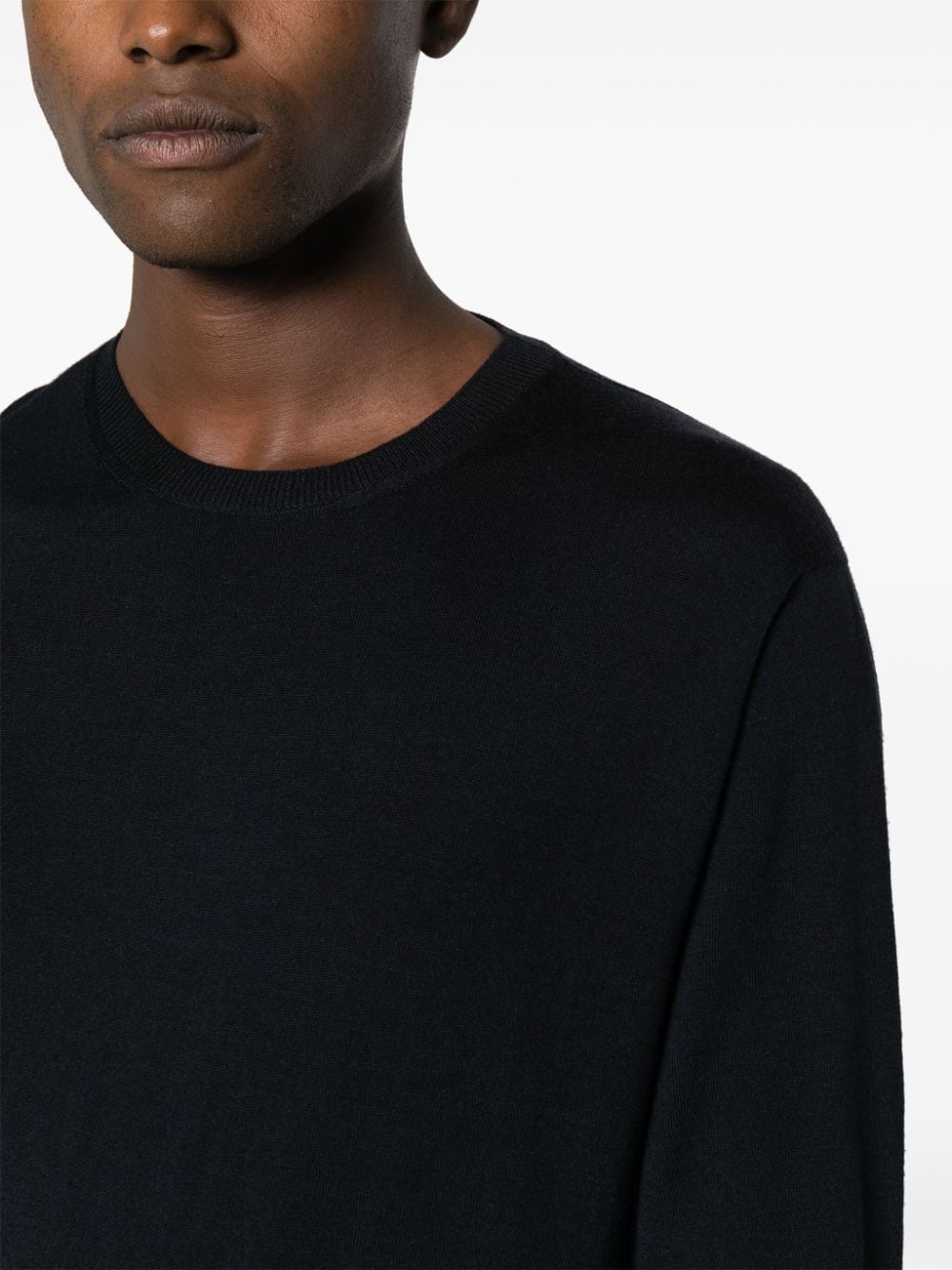 crew-neck long-sleeve jumper - 5