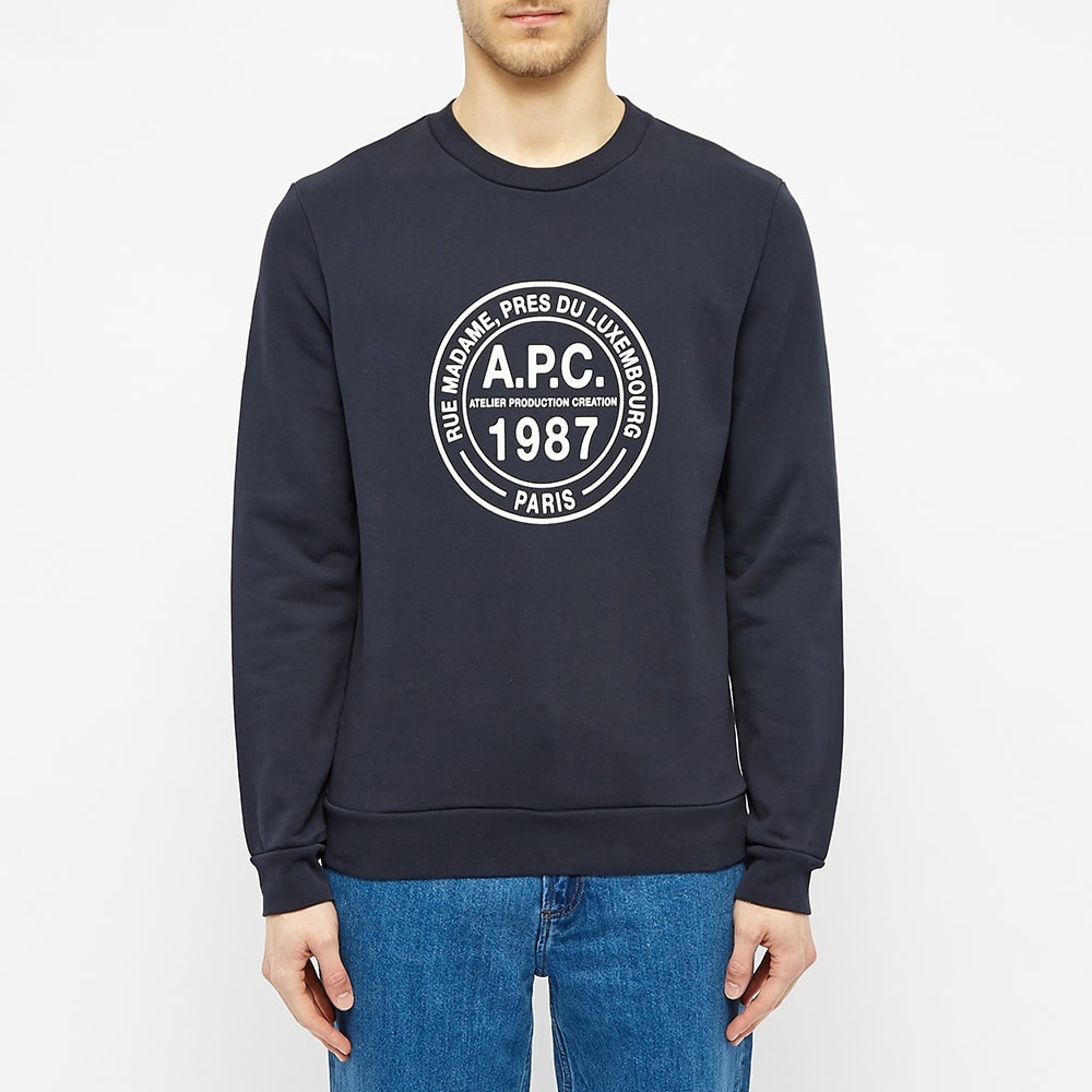 A.P.C. Simon Logo Crew Sweat - 4