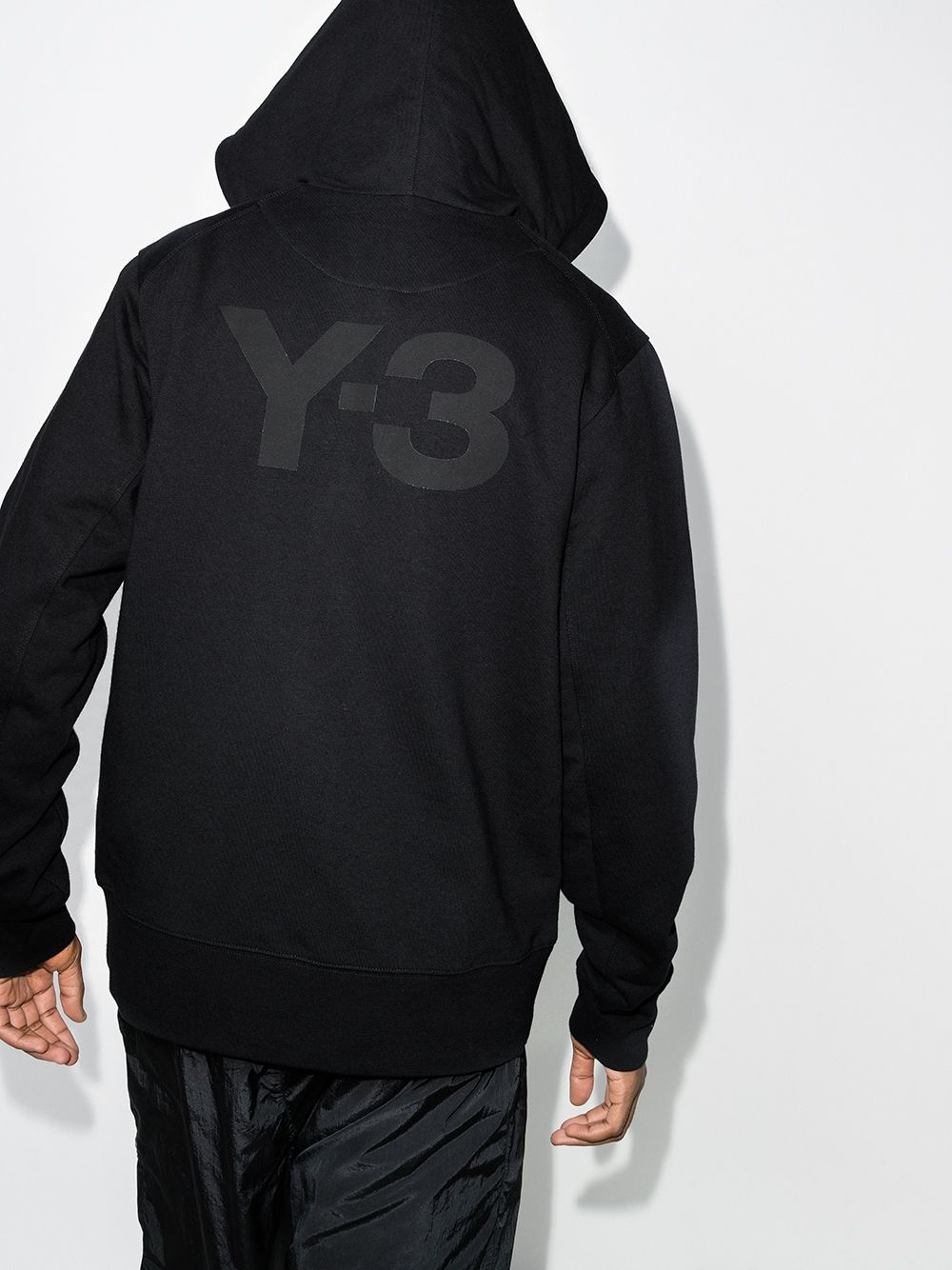 logo-print hoodie - 3