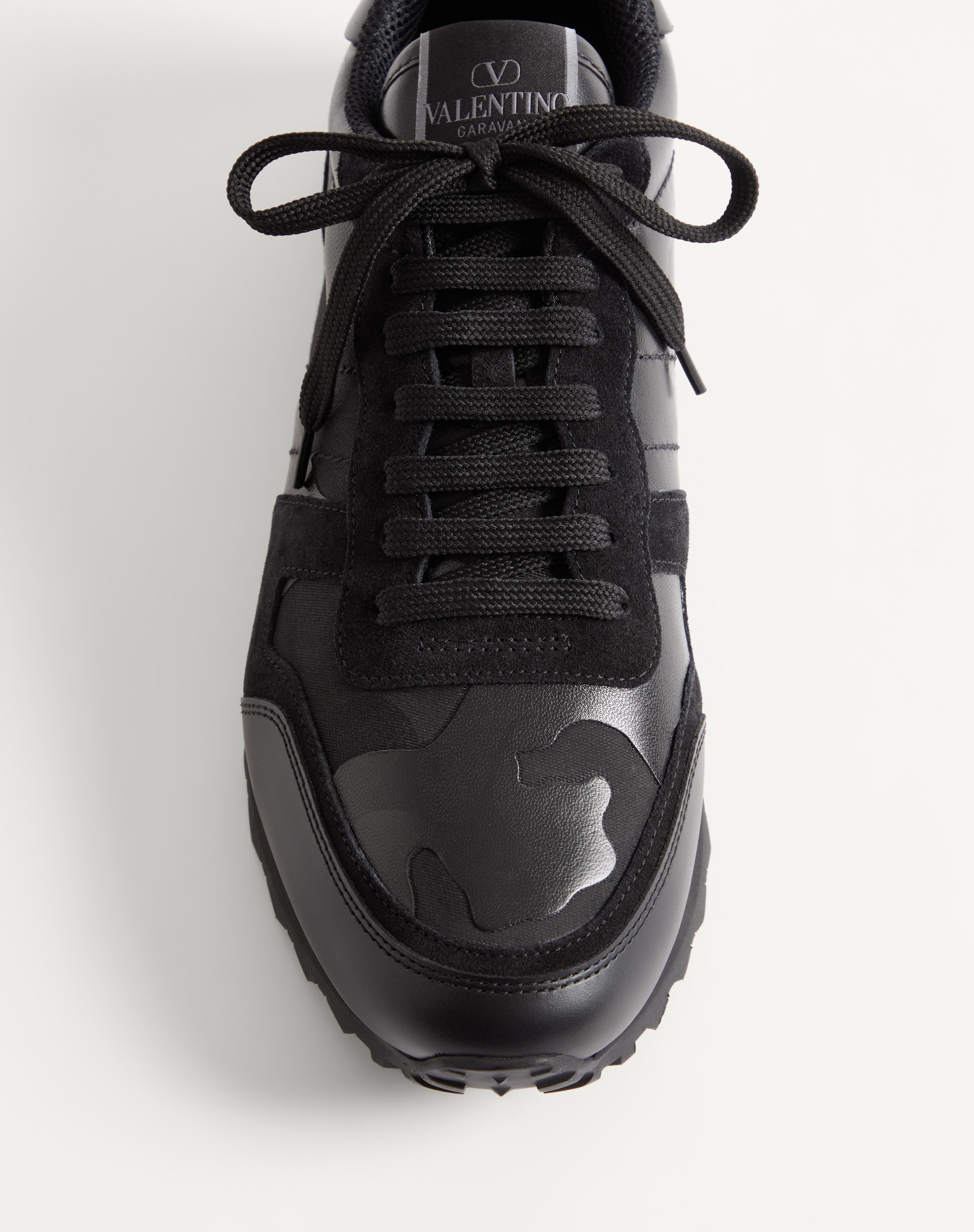 CAMOUFLAGE NOIR ROCKRUNNER SNEAKER - 7