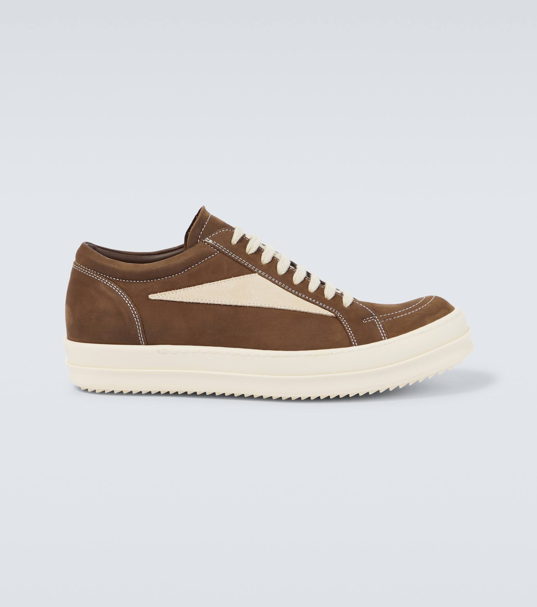 Suede low-top sneakers - 1