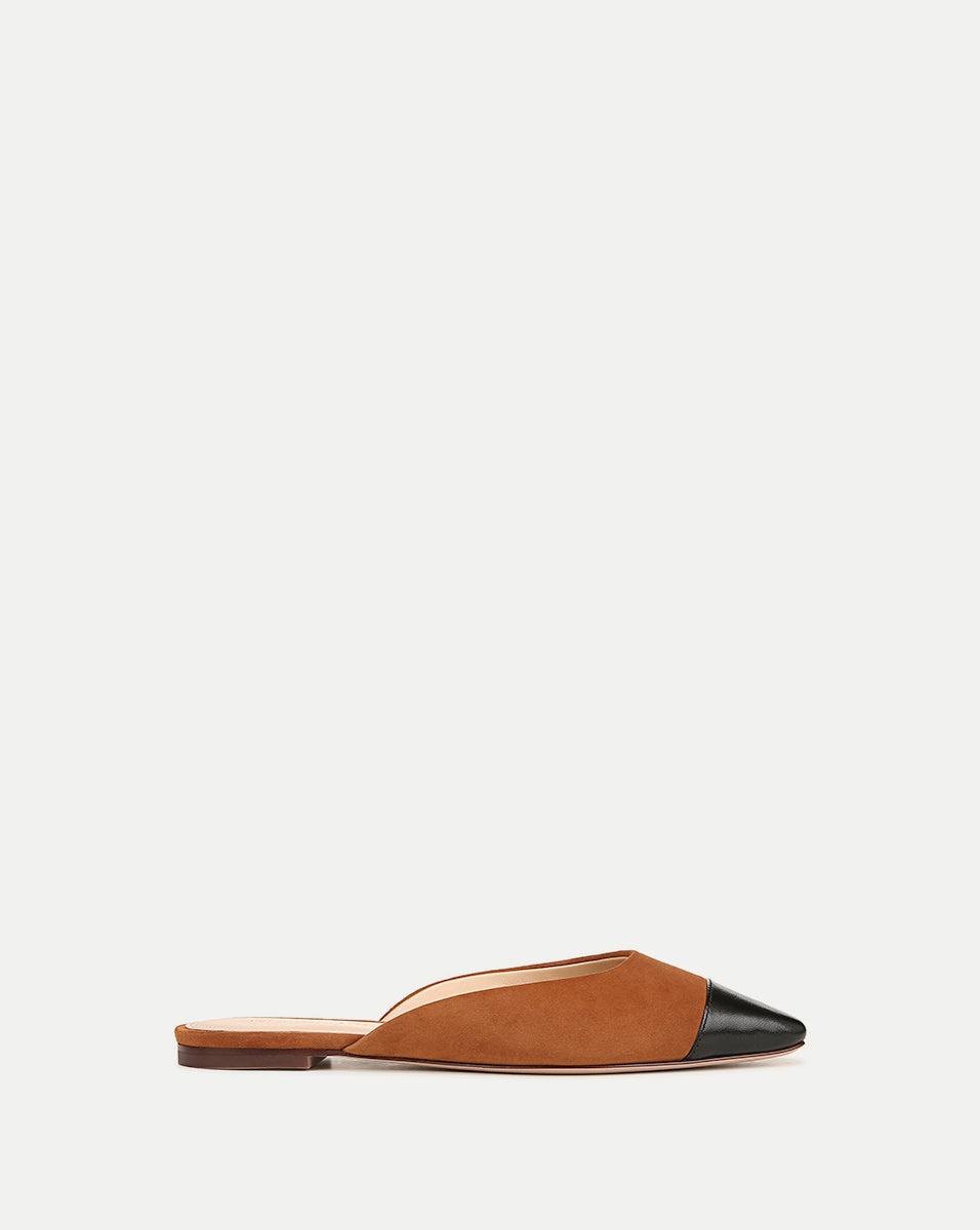 CARLOTTA SUEDE FLAT - 1