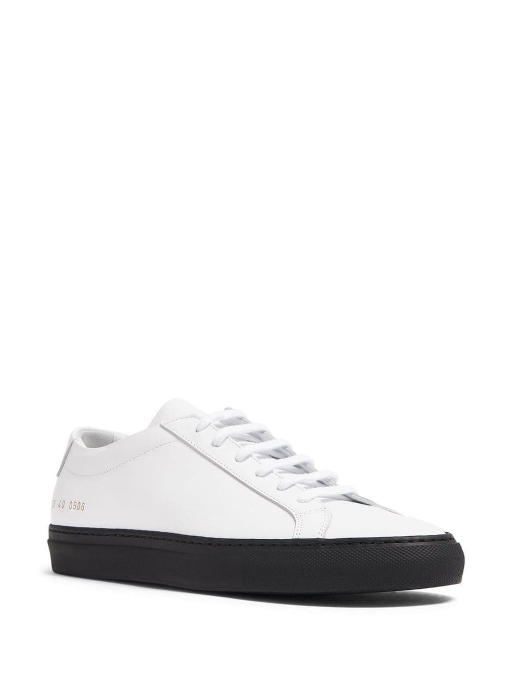 lace-up contrasting sole sneakers - 2