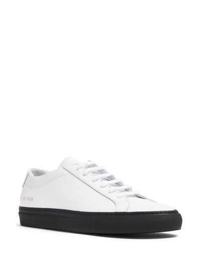 Common Projects lace-up contrasting sole sneakers outlook