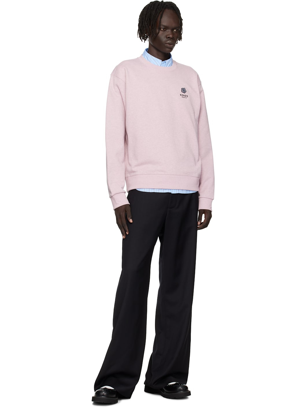 Pink Kenzo Paris 'Boke Flower' Embroidered Sweatshirt - 4