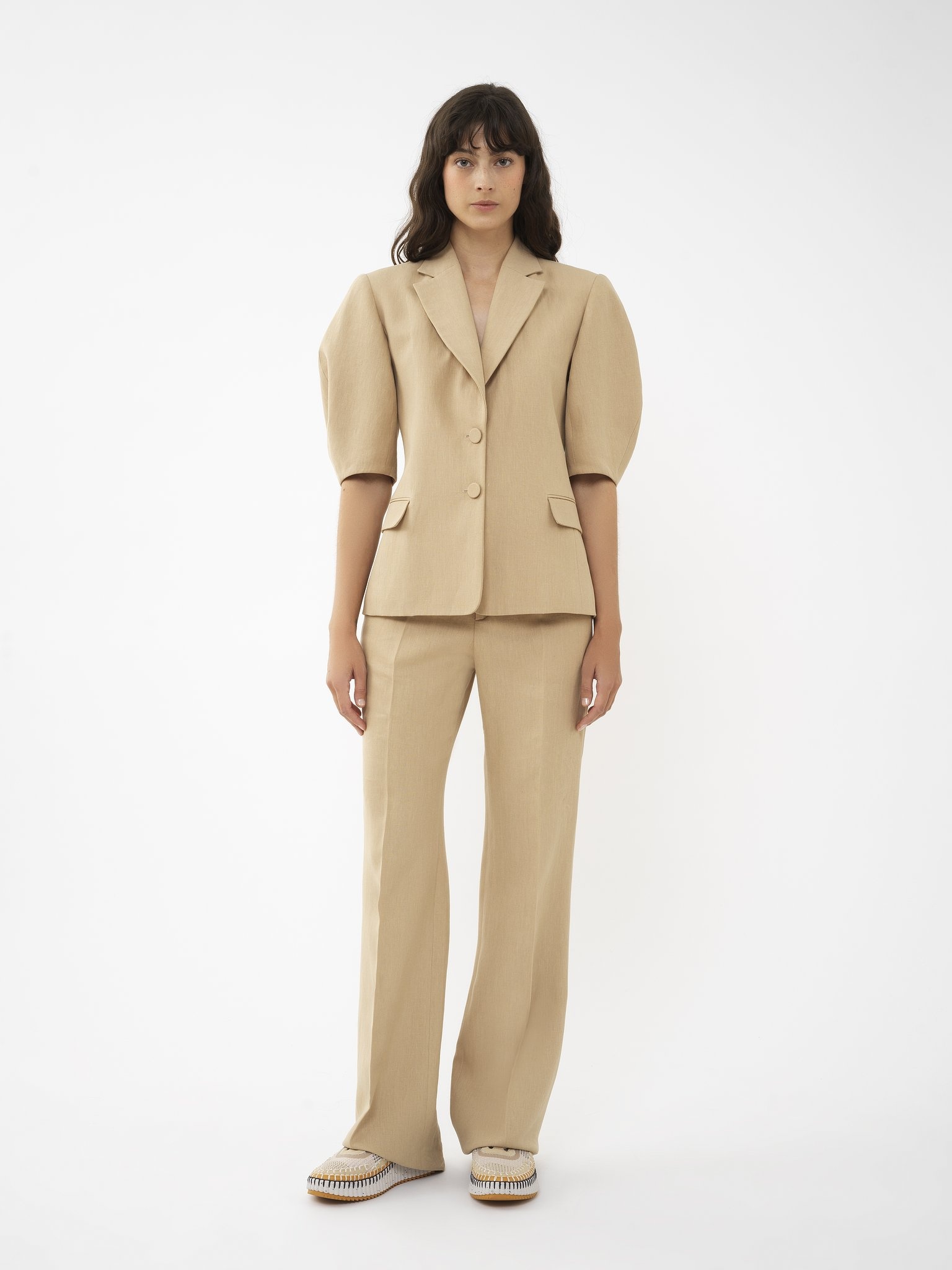 HIGH-RISE TAILORED PANTS - 3
