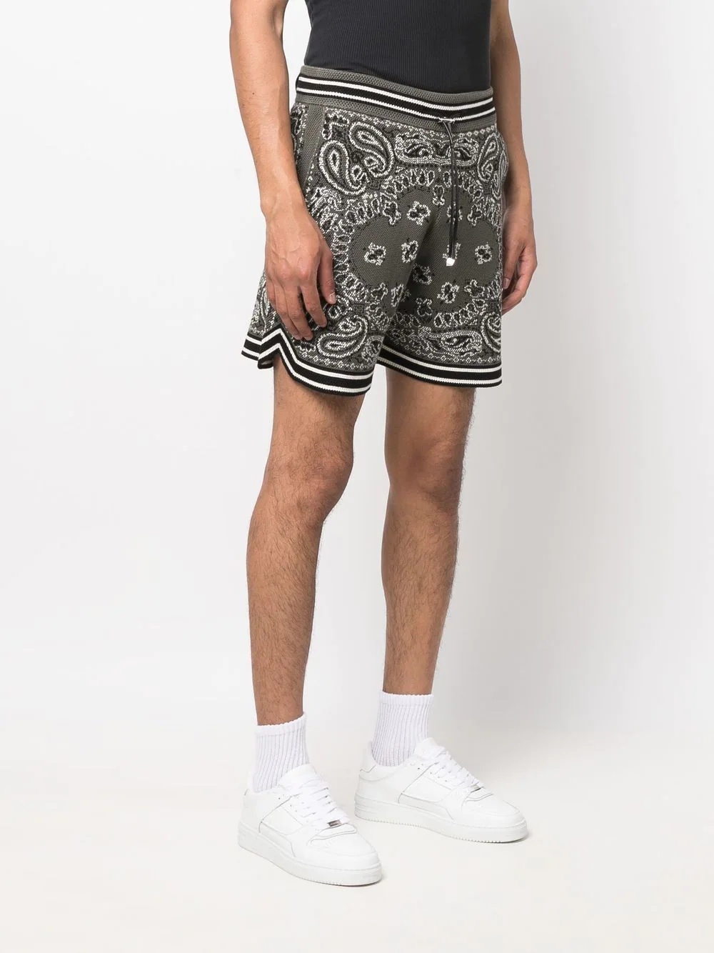 bandana-print shorts - 3