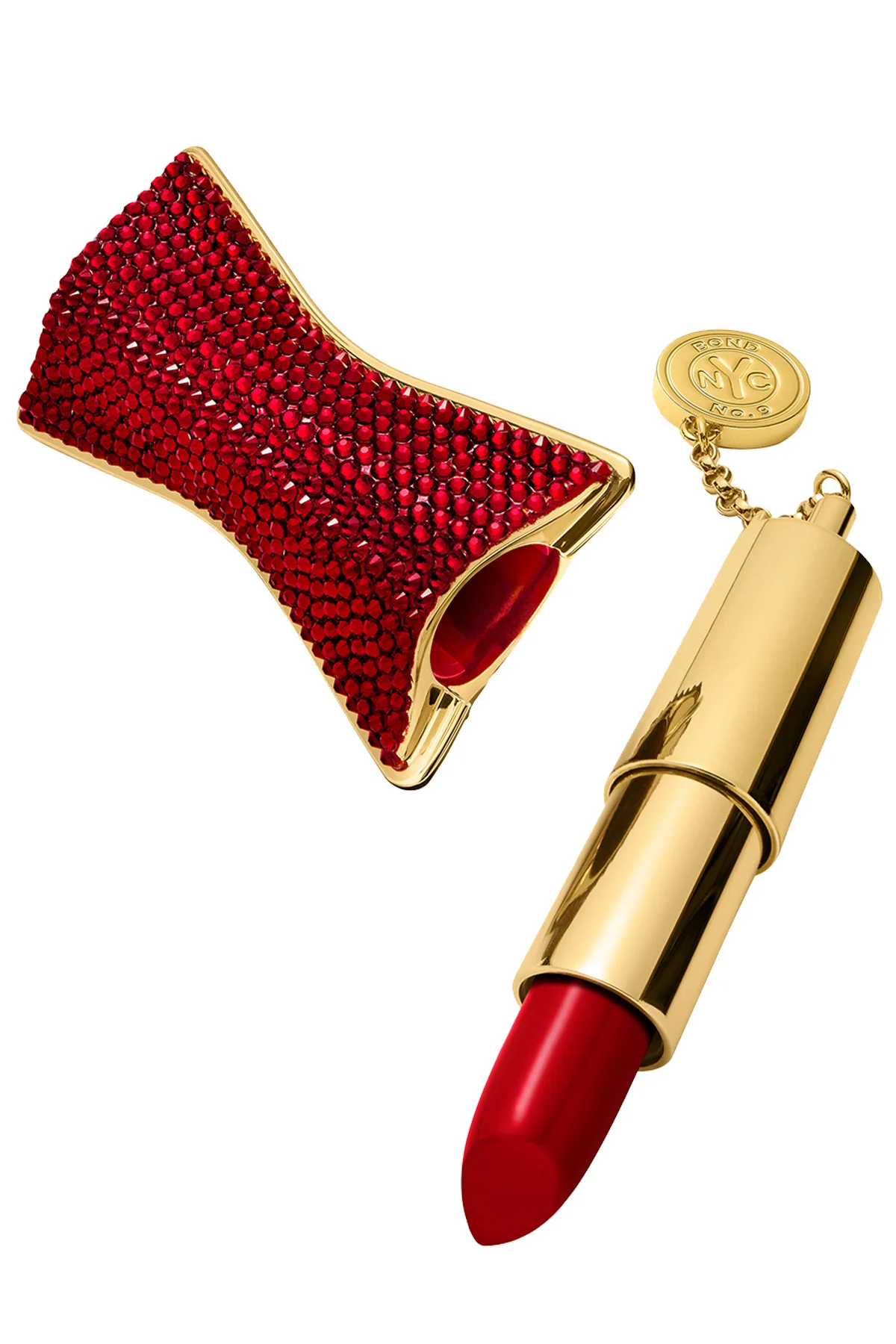REFILLABLE LIPSTICK WITH SWAROVSKI® CRYSTALS - CHELSEA - 1