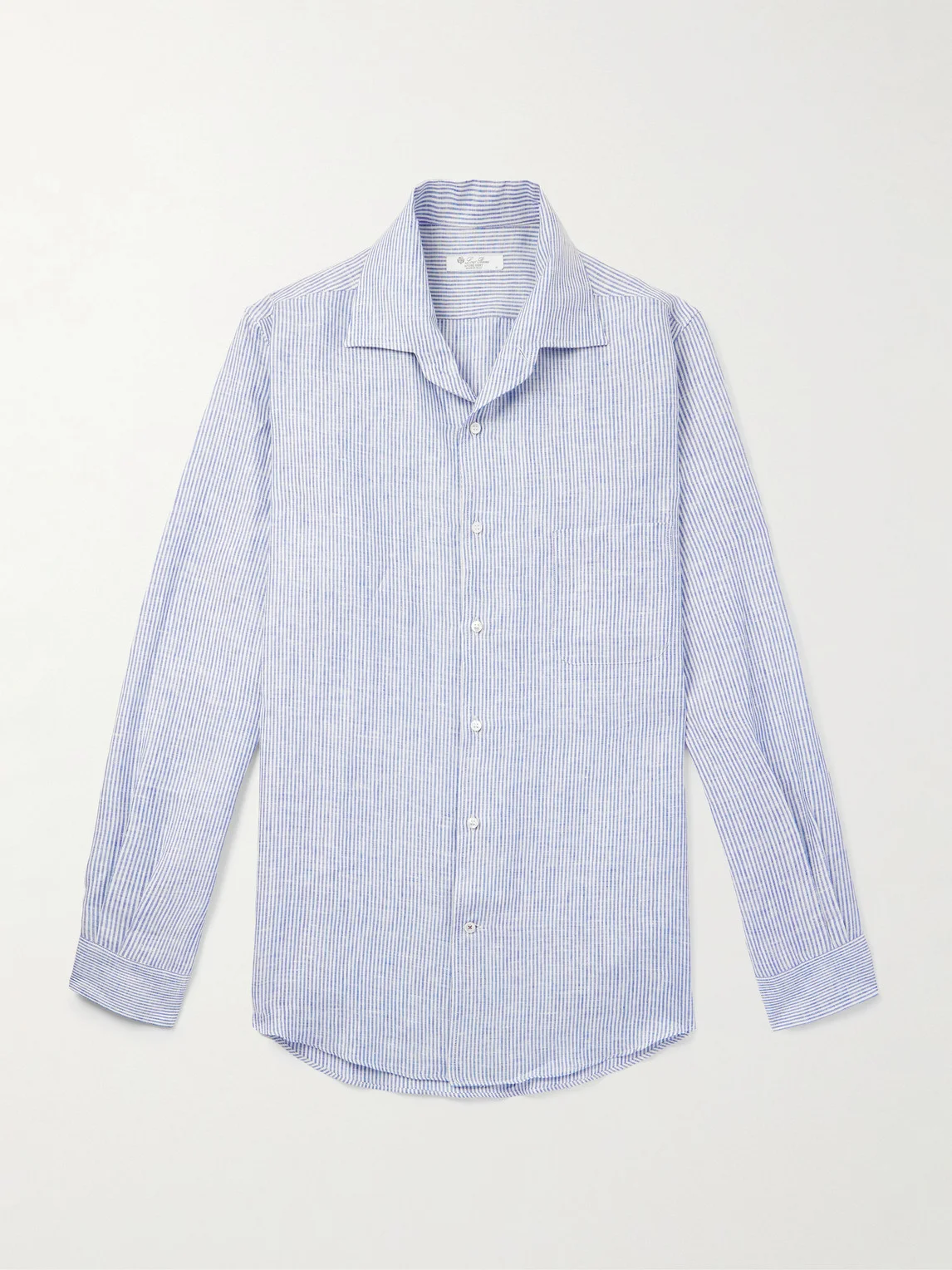 André Striped Linen Shirt - 1