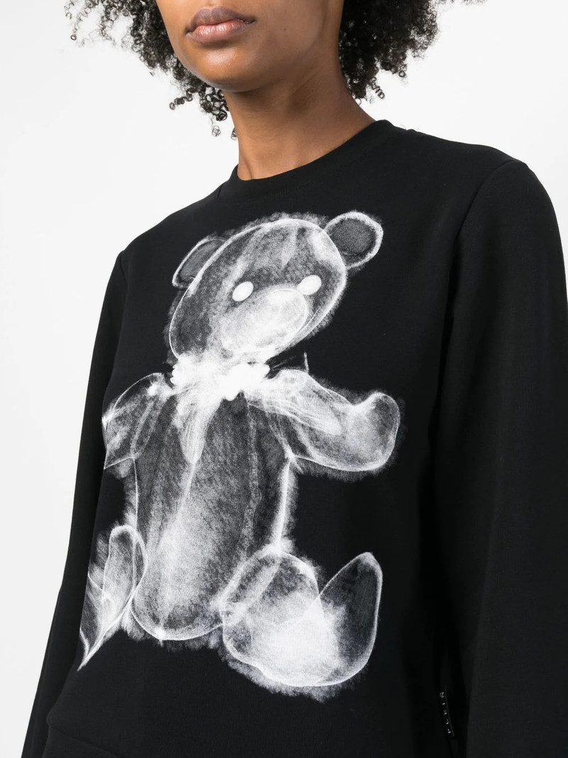 teddy bear x-ray-print T-shirt 5