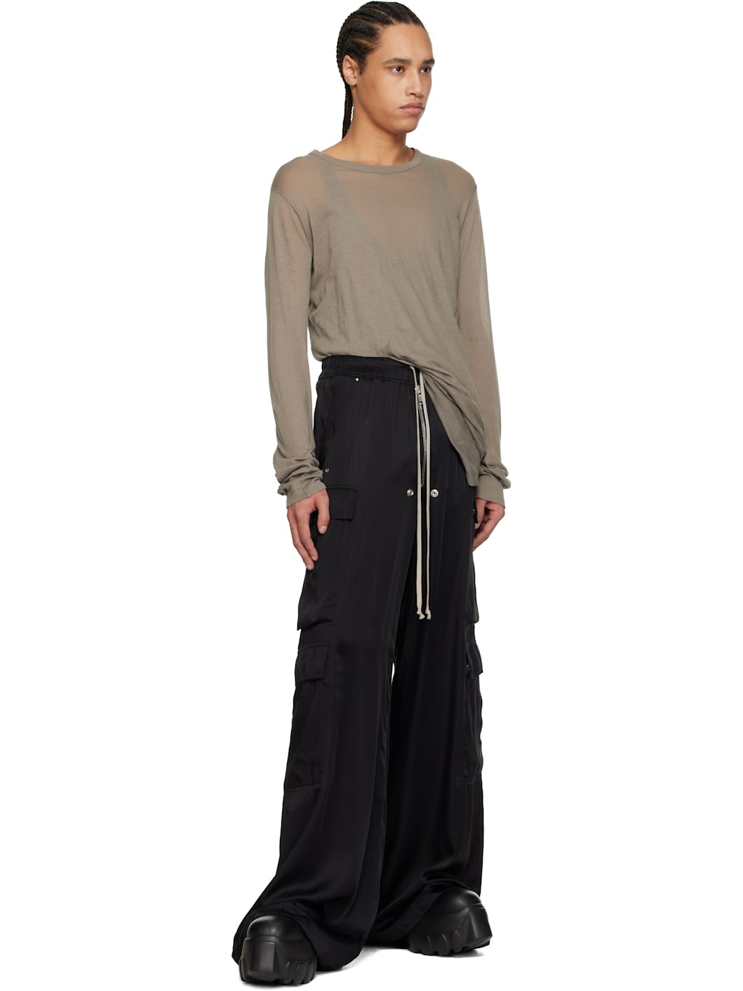Black Hollywood Cargobelas Cargo Pants - 5