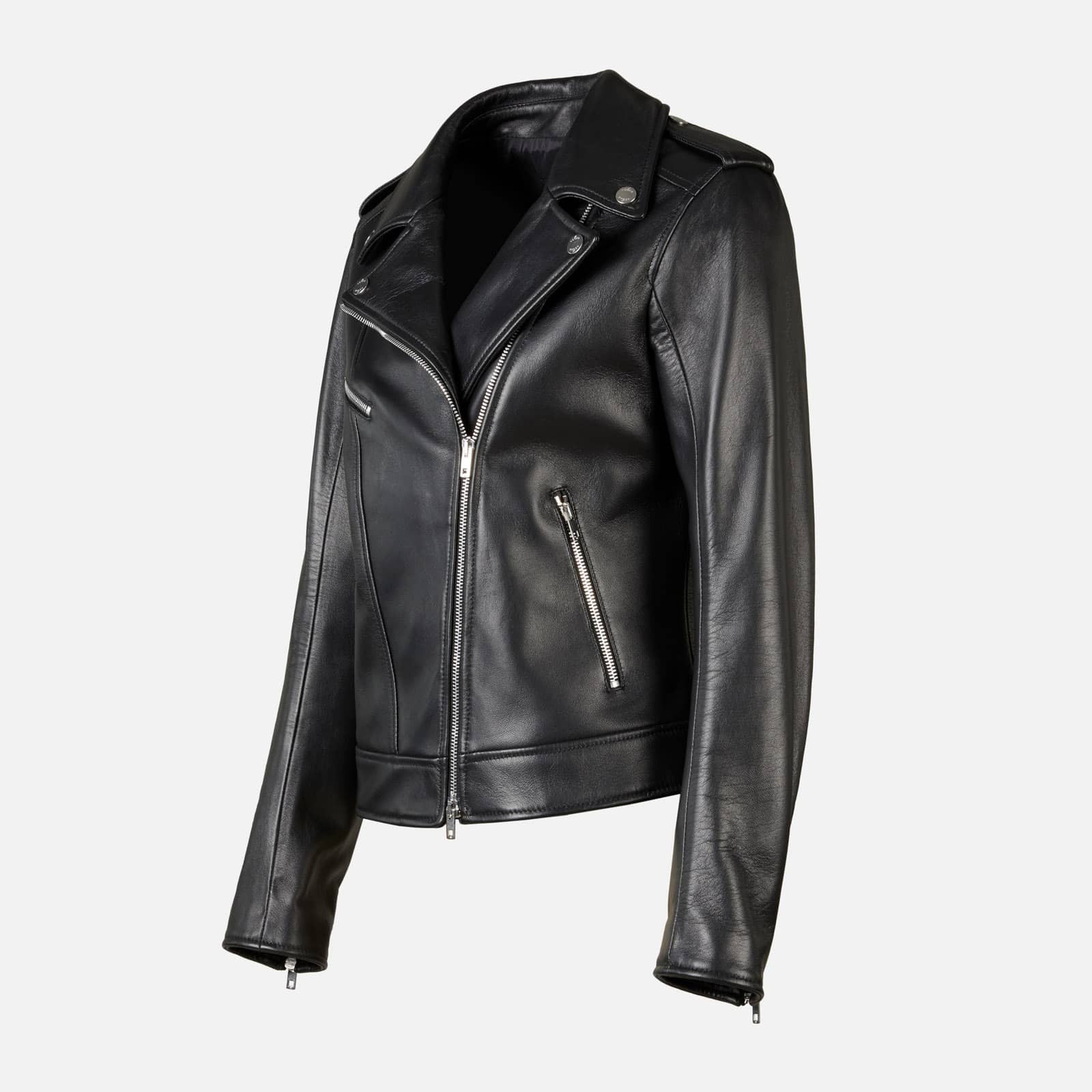 Leather Jacket Black - 8