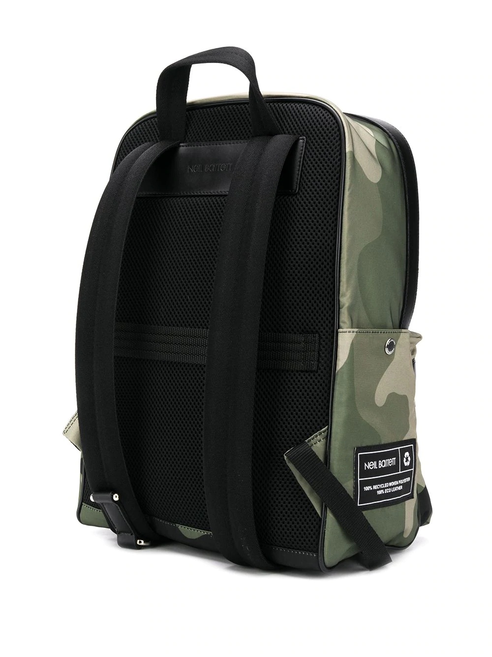 logo patch backpack - 3