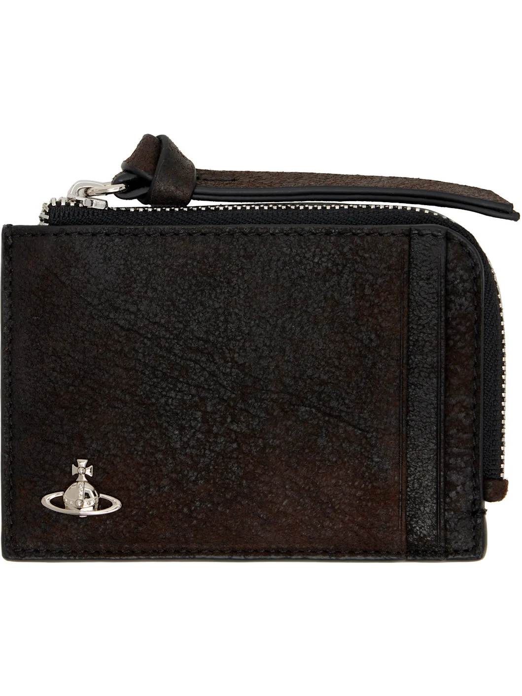 Brown Zip Card Holder - 1