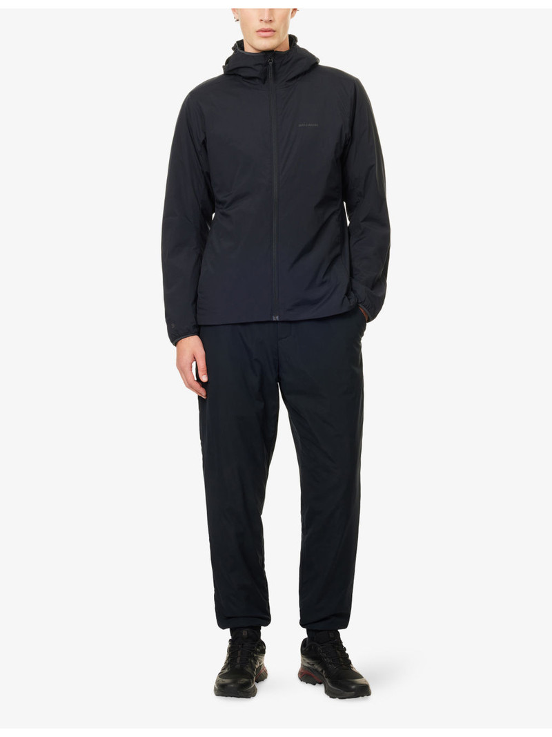 SALOMON Padded Tapered-Leg Stretch-Woven Jogging Bottoms outlook