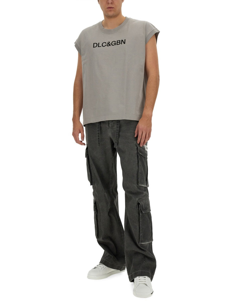 Dolce & Gabbana Men T-Shirt With Logo - 2