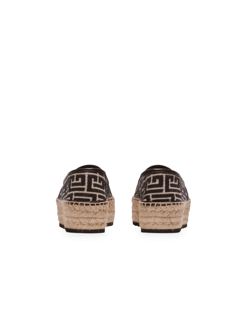 Alex canvas espadrilles with PB Labyrinth monogram 5