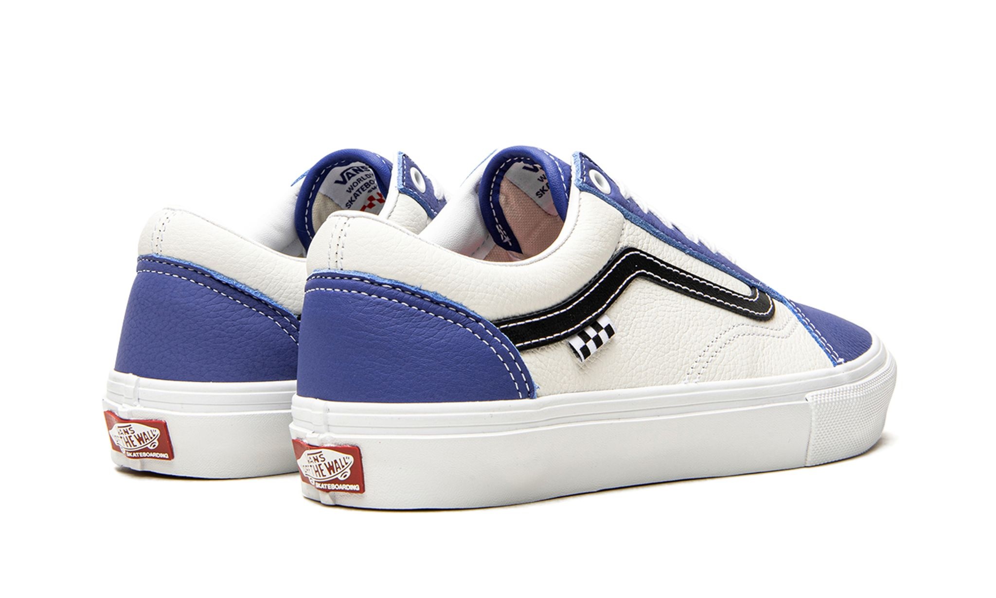 Skate Old Skool "Sport Leather - Blue / White" - 3