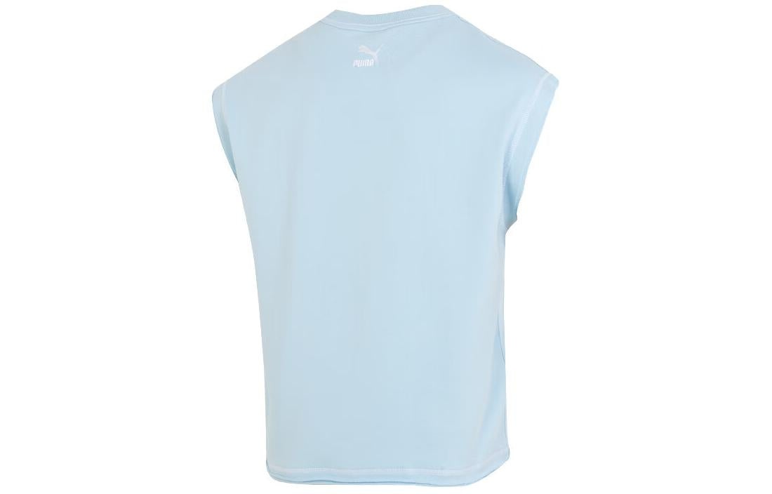 PUMA Sole Logo Vest 'Pale Blue' 626859-68 - 2