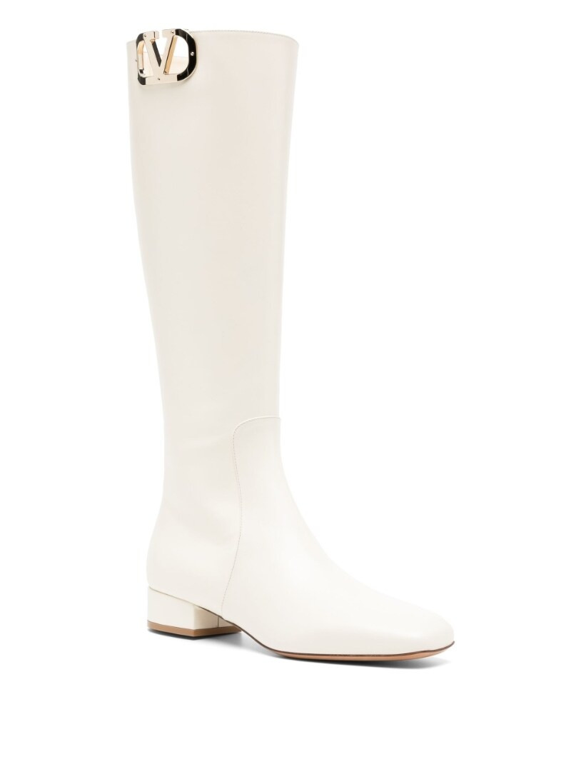 Valentino VLogo Type knee-high boots outlook