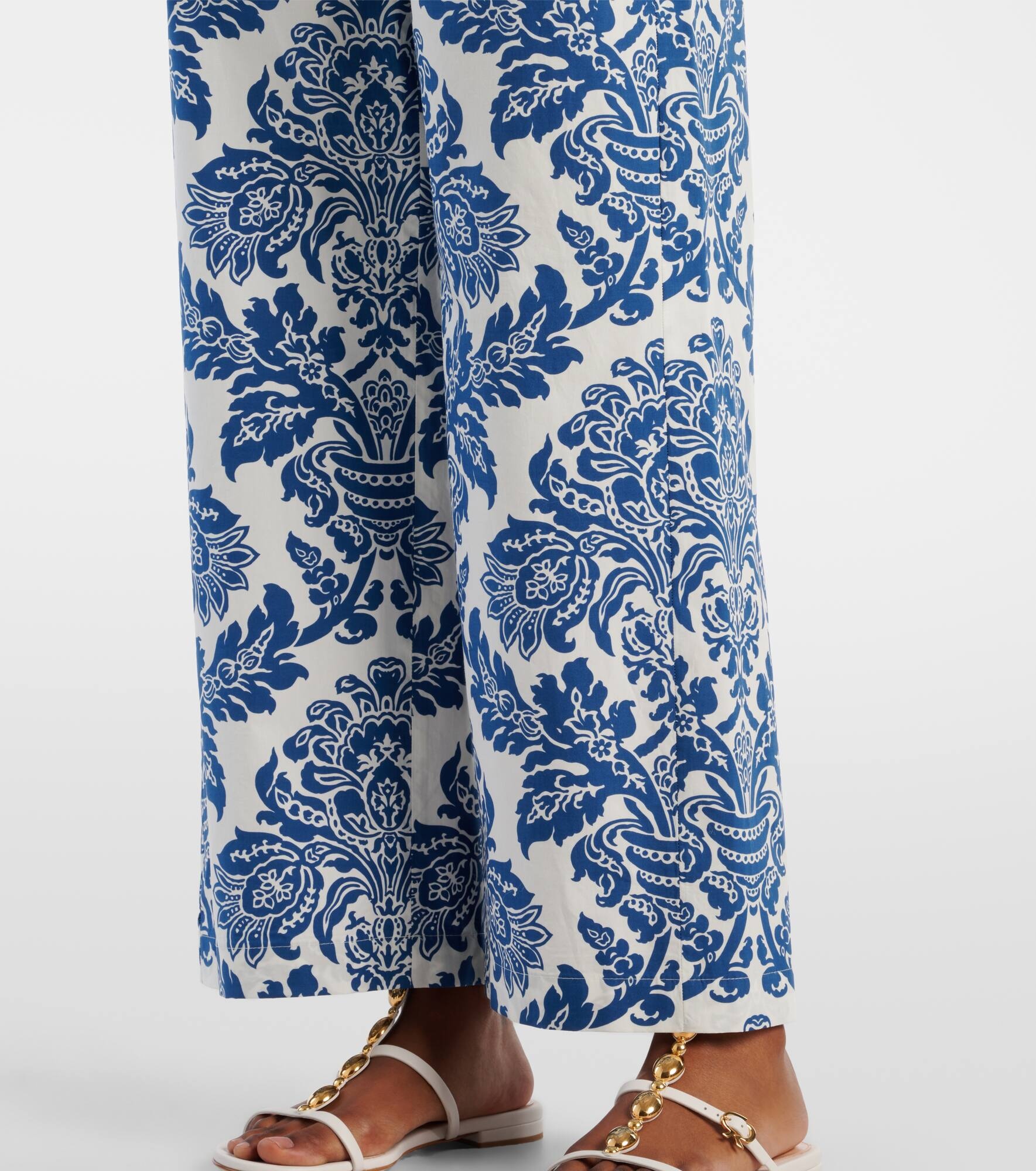 Merano cotton wide-leg pants - 5