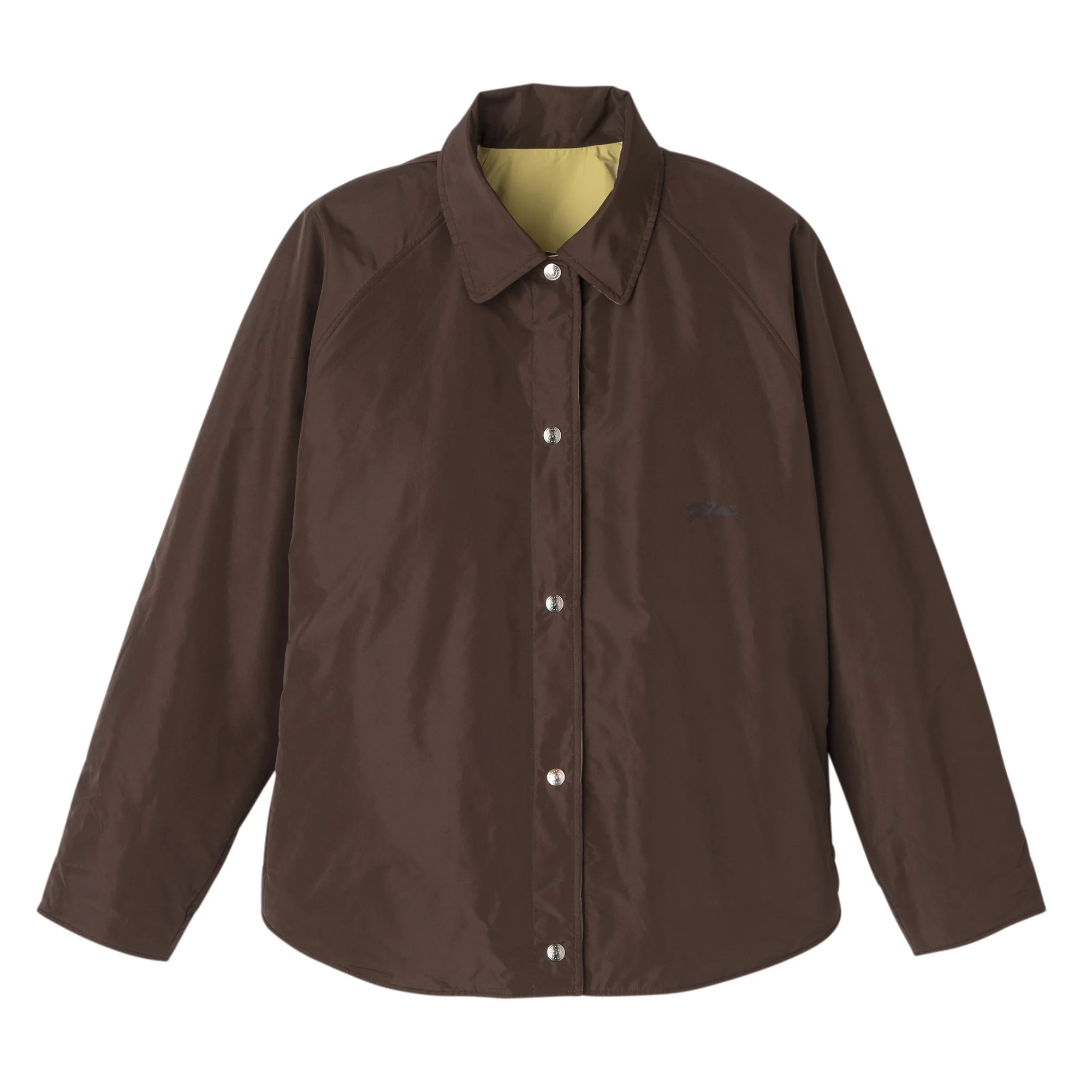 Padded blouson Mocha/Pistachio - Technical taffeta - 1