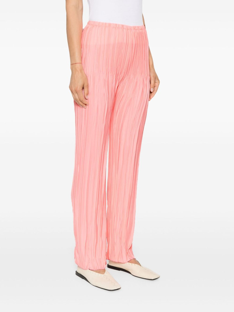 plissé straight trousers 3