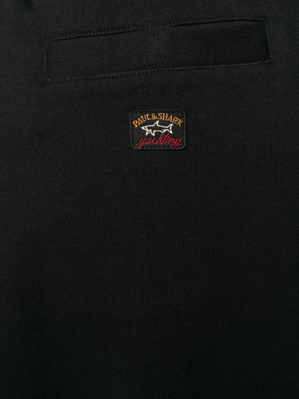 logo-patch organic cotton track pants - 5