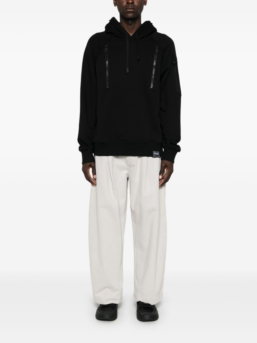 logo-patch hoodie - 2