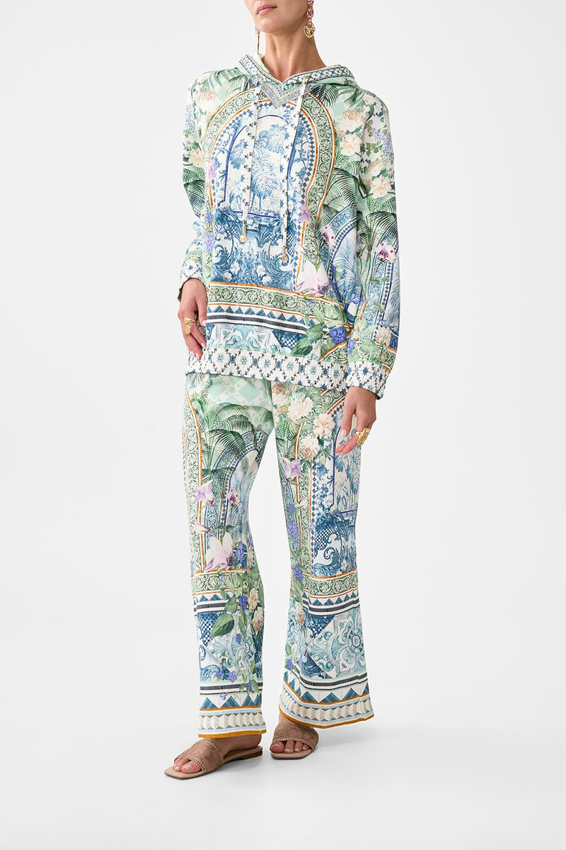 SILK BAND OVERSIZED HOODIE WITH POCKETS 4