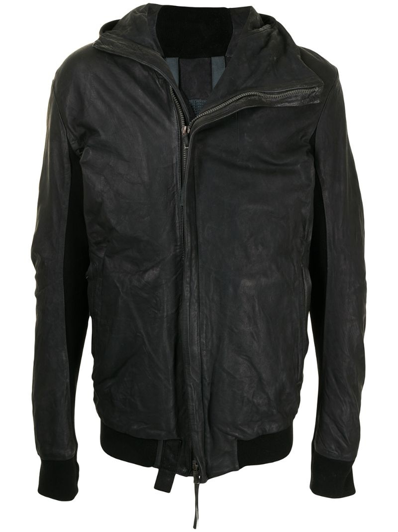 zip-up hooded jacket - 1