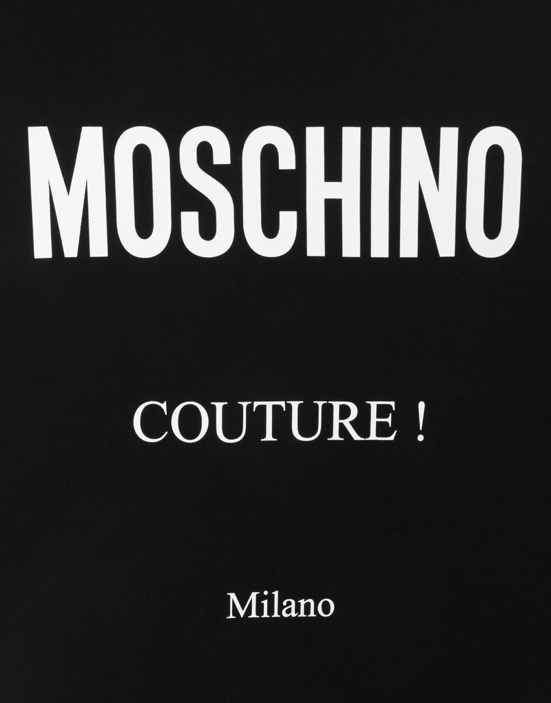 MOSCHINO COUTURE COTTON SWEATSHIRT 4