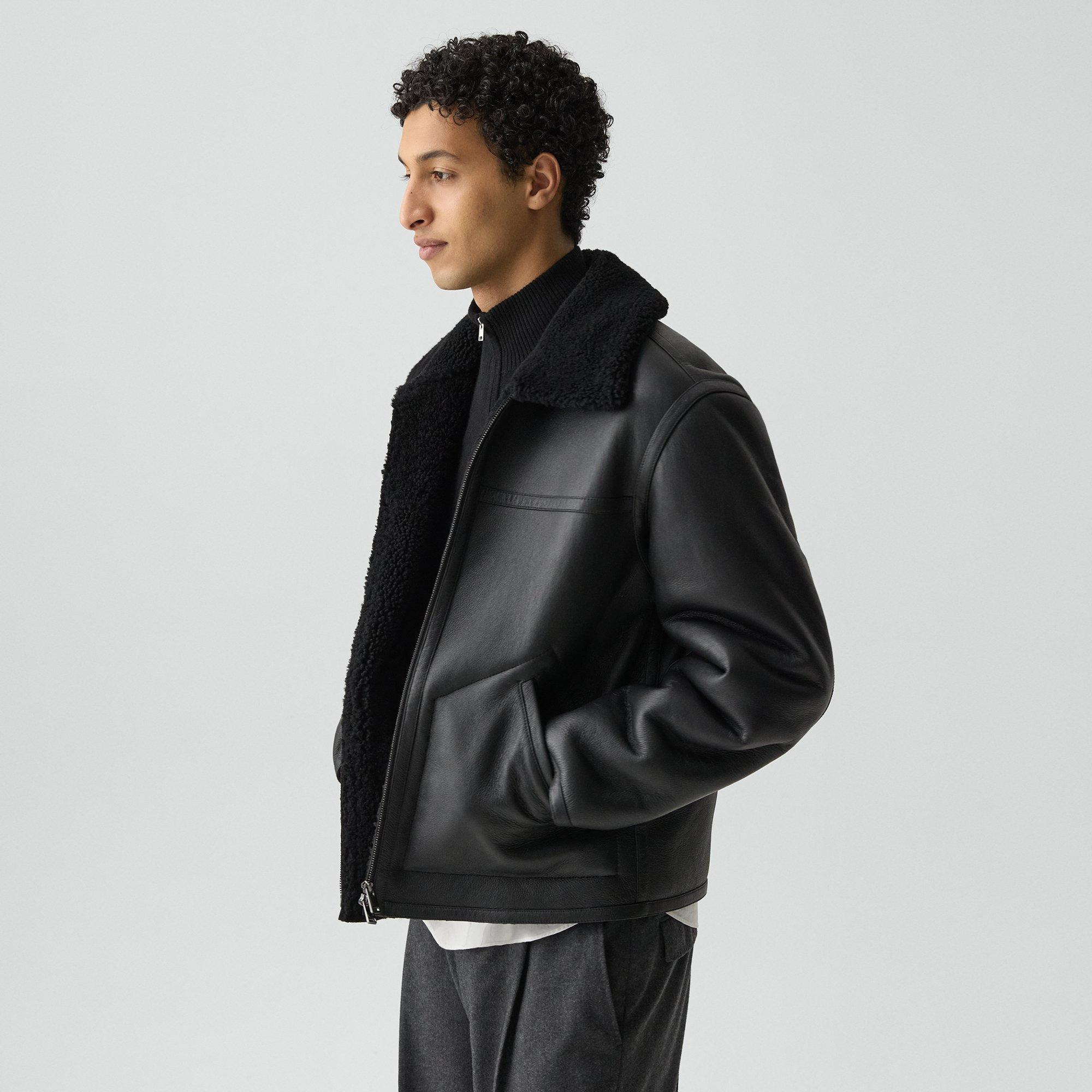 Aviator Jacket in Shearling - 3