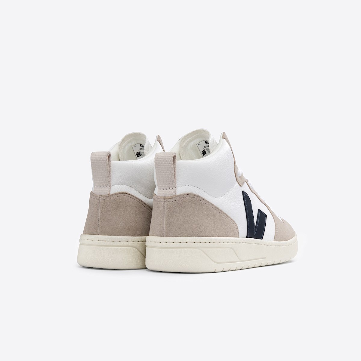 V-15 LEATHER WHITE NAUTICO SAHARA - 3