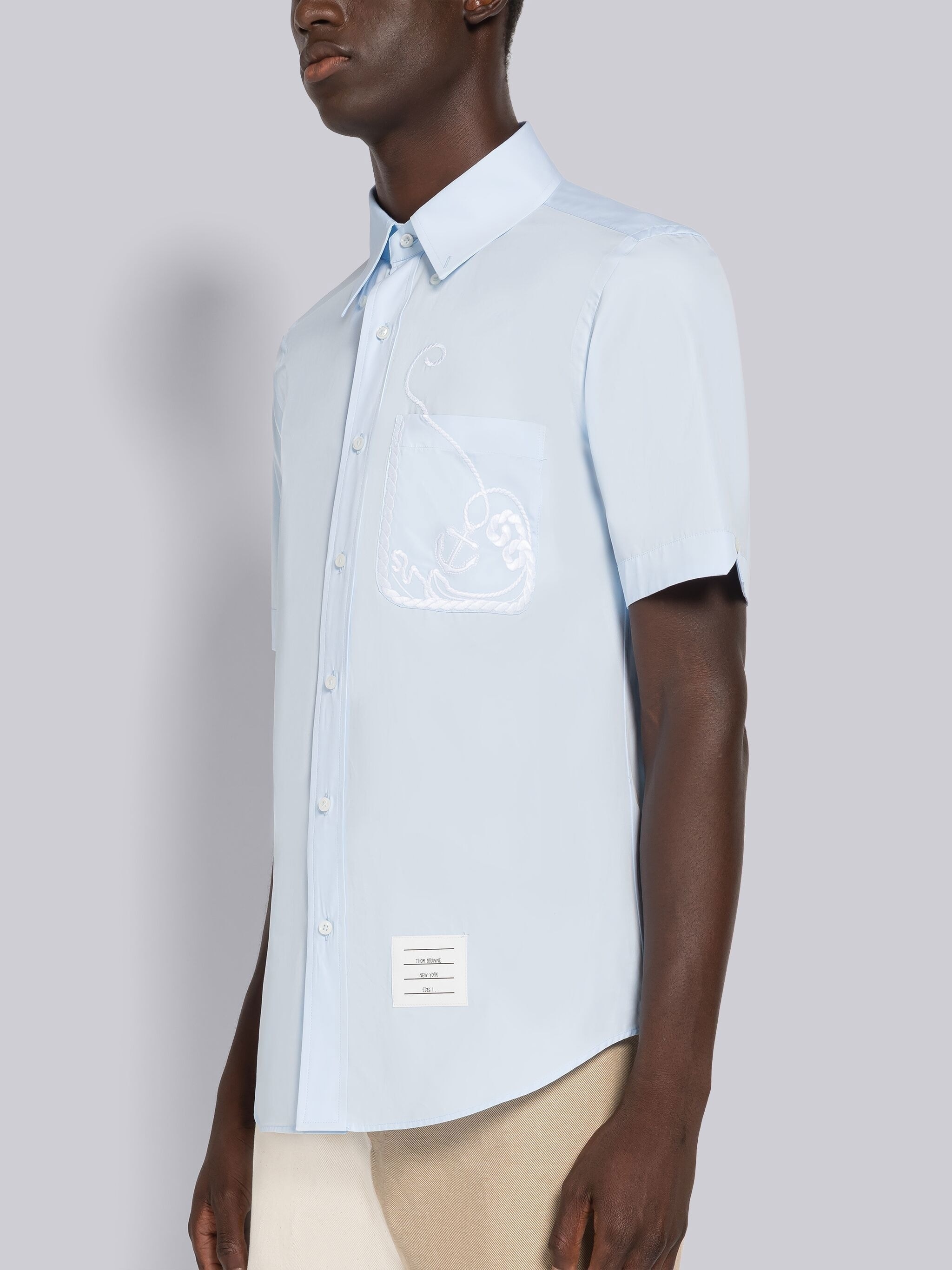 Rope and Anchor Short Sleeve Shirt - 2