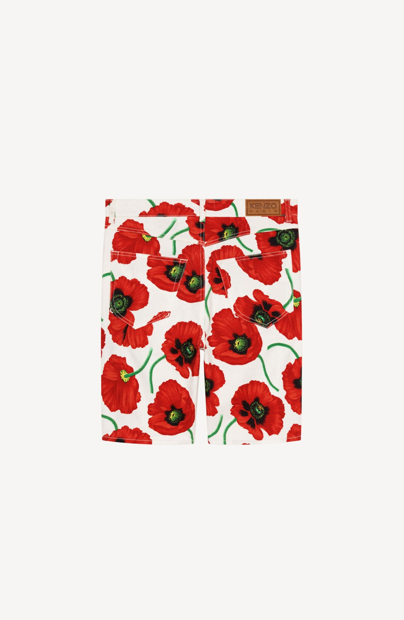 KENZO 'KENZO POPPY' five pocket short outlook