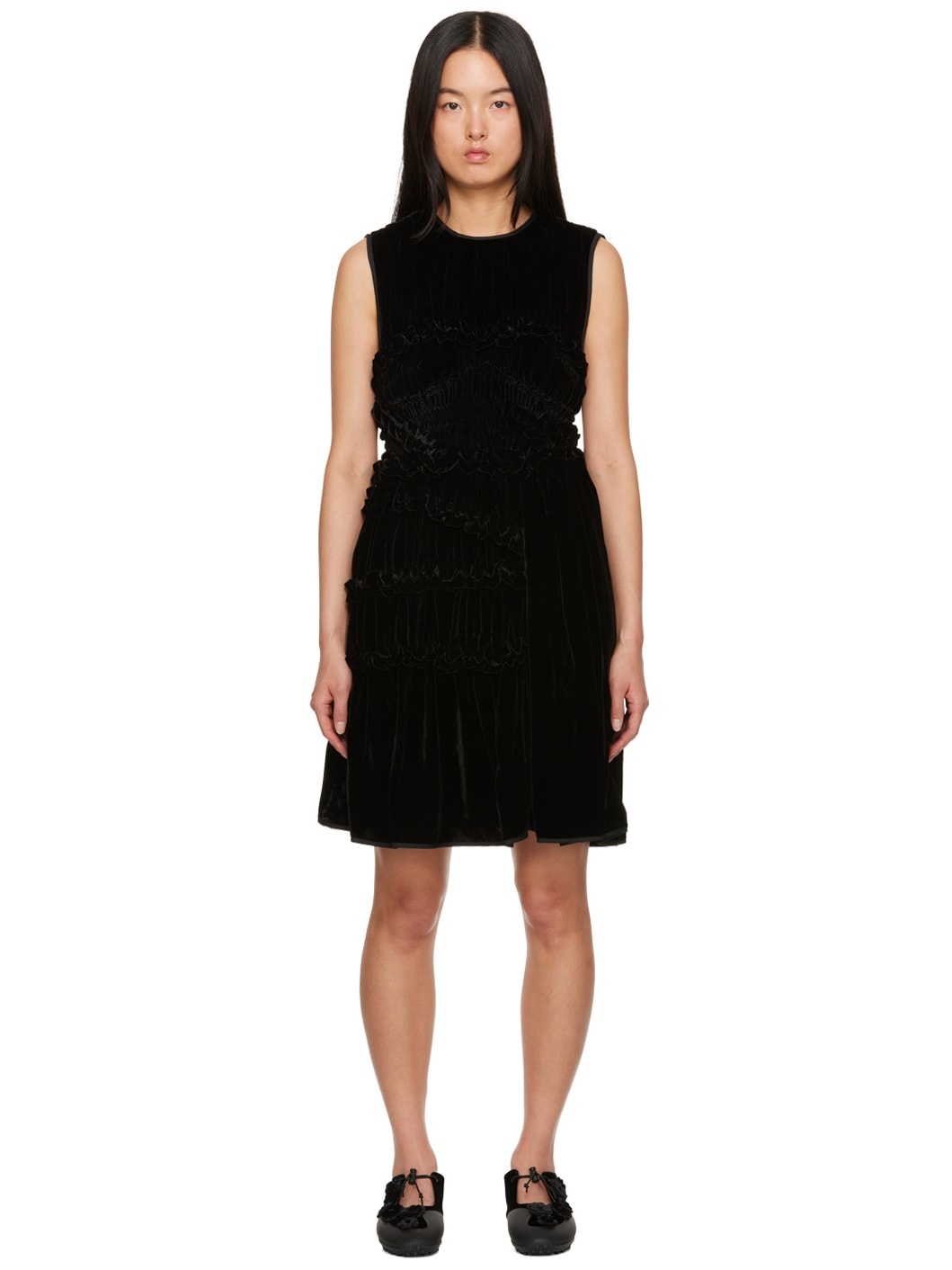 Black Uki Midi Dress - 1