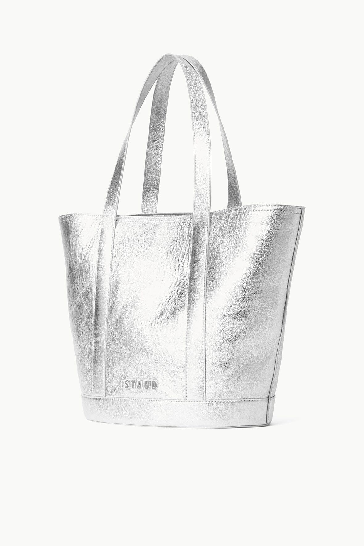 STAUD ALLORA TOTE SILVER - 3