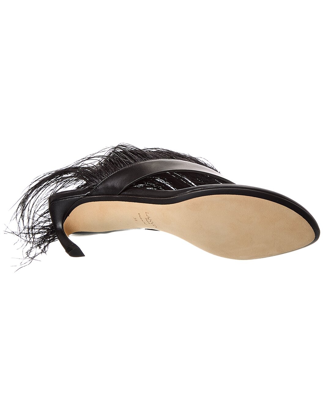 LANVIN Swing Melodie 45 Leather Sandal - 4
