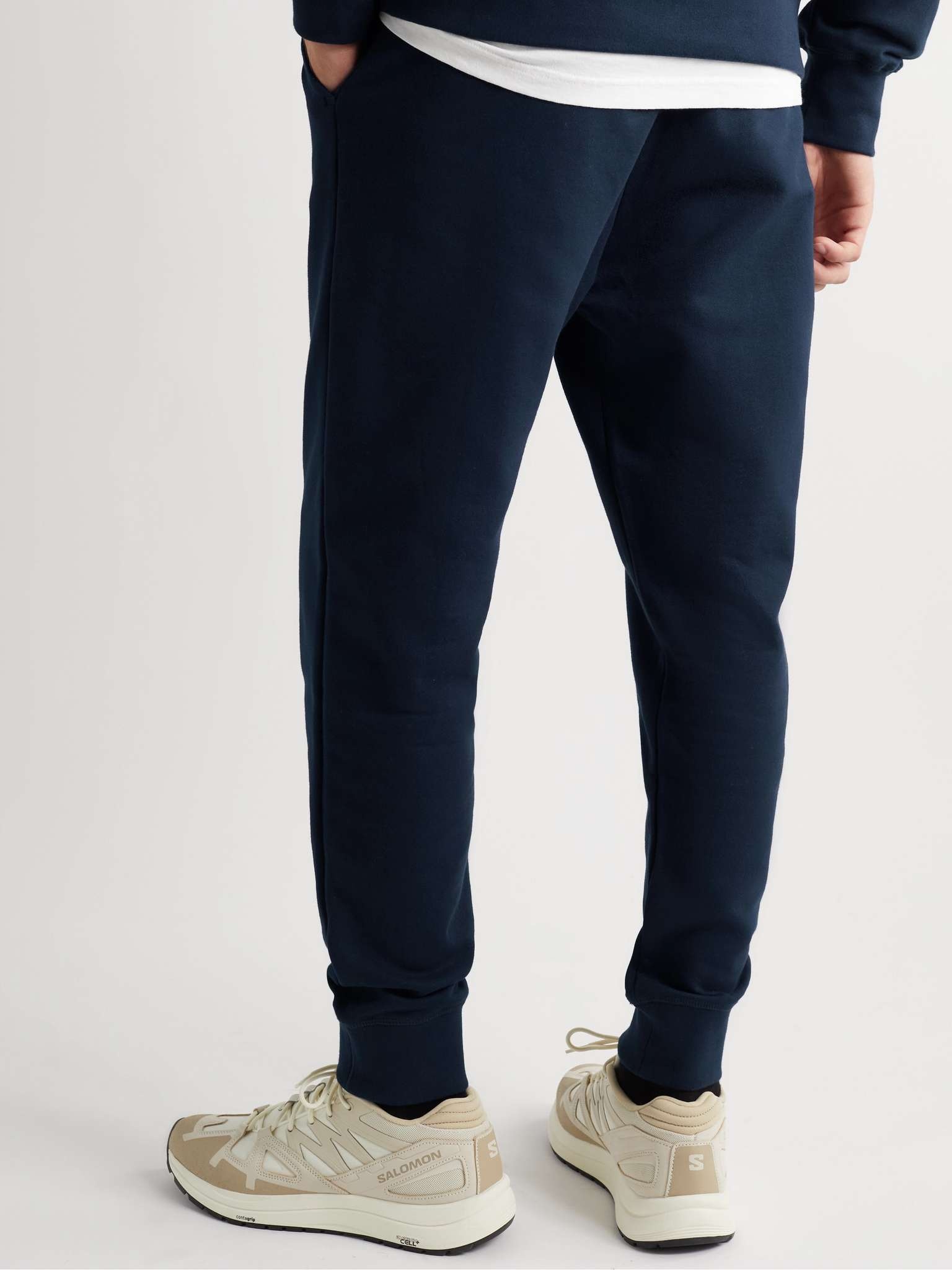 Huron Tapered Logo-Appliquéd Cotton-Jersey Sweatpants - 4