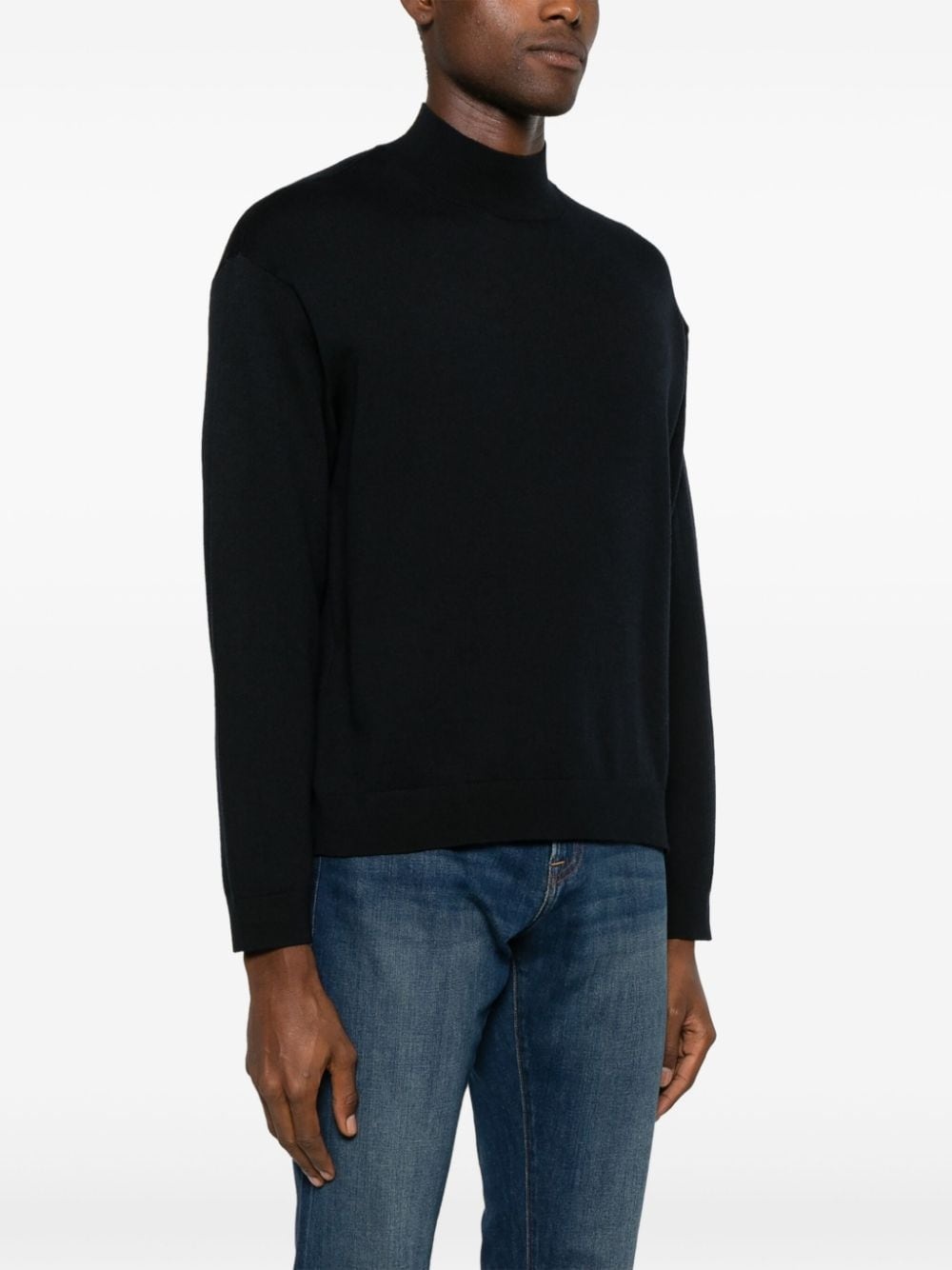 mock-neck sweater - 3