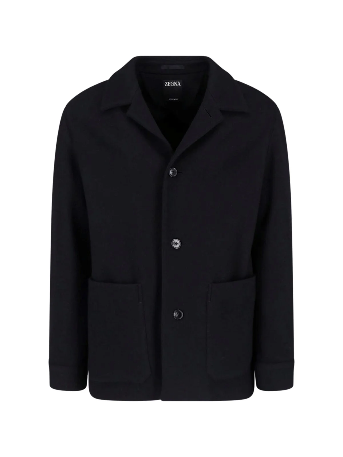 SINGLE-BREASTED CASHMERE BLEND BLAZER - 1