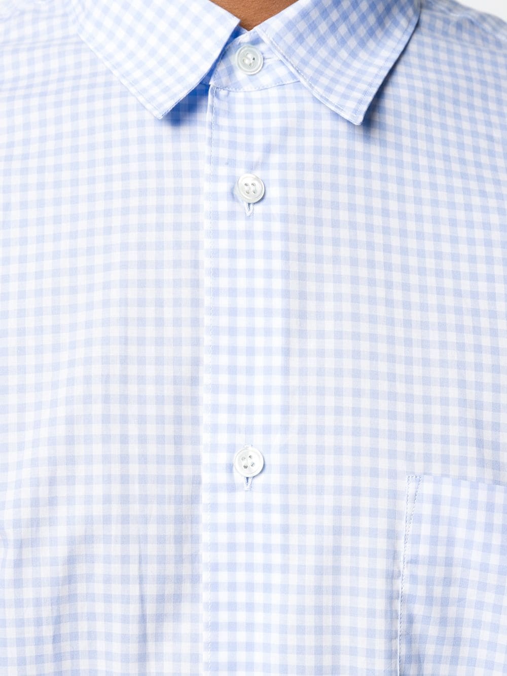 gingham check shirt - 5