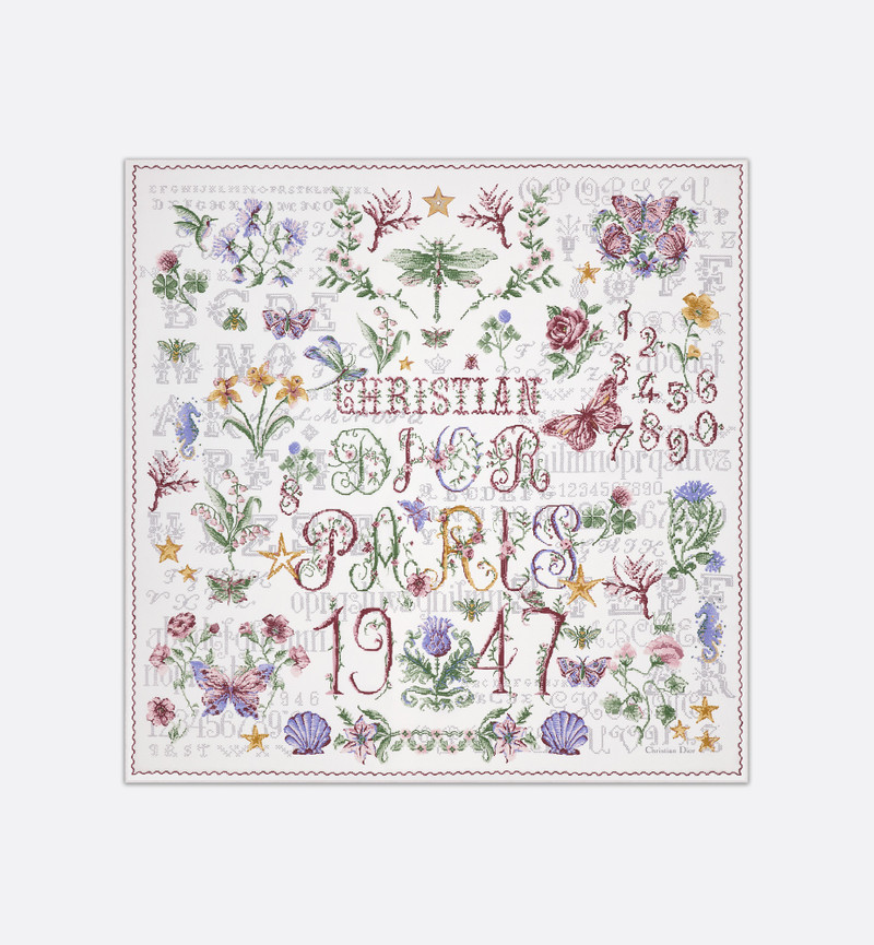 Christian Dior 1947 90 Square Scarf 1