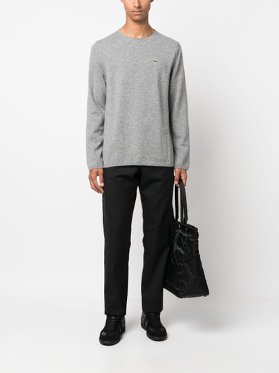 Comme des Garçons SHIRT mid-rise tapered wool trousers outlook