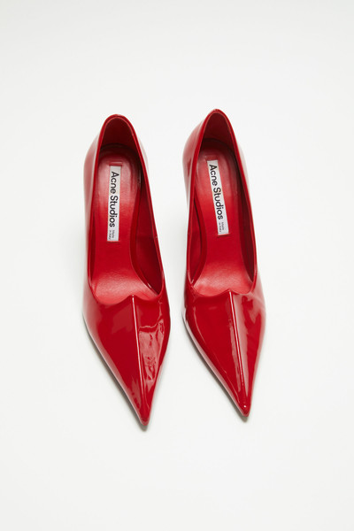 Acne Studios Leather heel pump - Red outlook