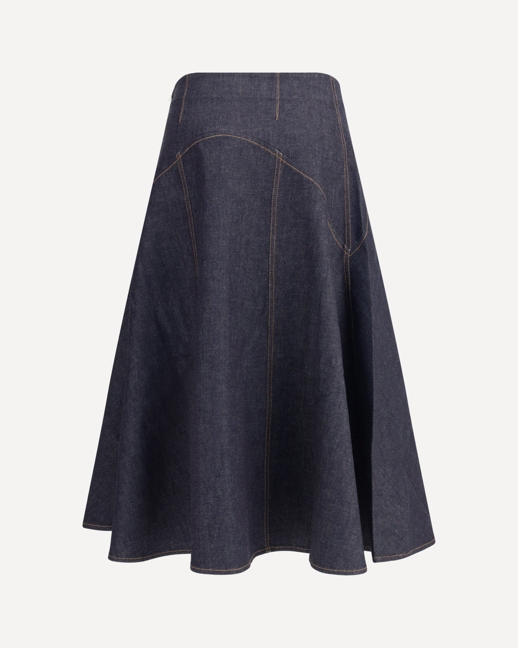 Denim midi Skirt - 2