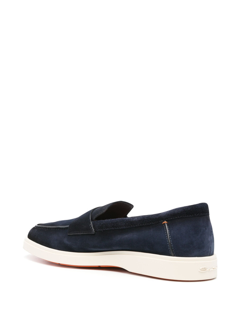 Santoni Suede Loafers outlook